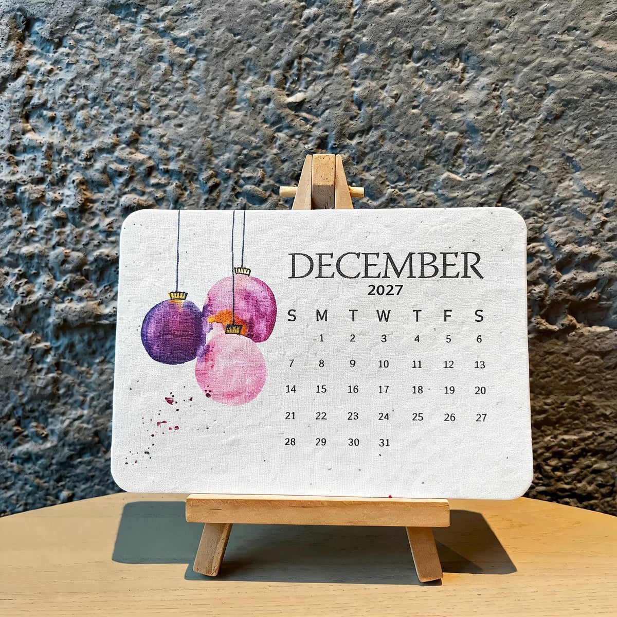đąEco-Friendly Plantable "Timeless" Seed Calendar 2027 ⨠Planâ˘Plantâ˘Growâ˘Enjoy