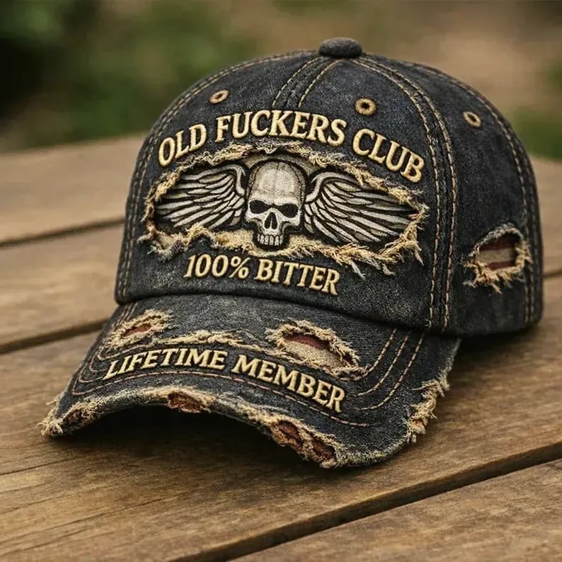 🧢Old F*ckers Club-Vintage Baseball Cap