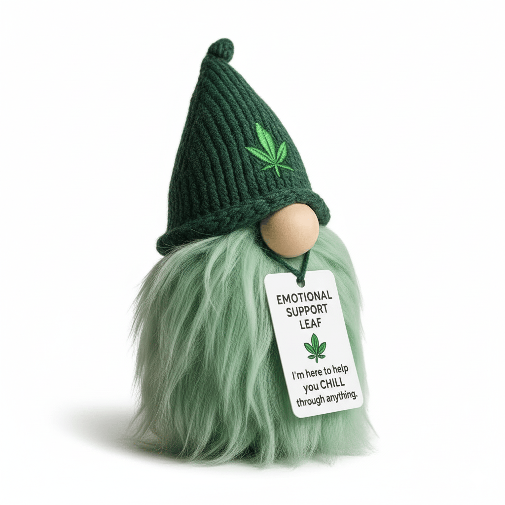 🔥Last Day 49% OFF - 🌿💚 Emotional Support Weed Gnome – Your Little Cannabis Companion