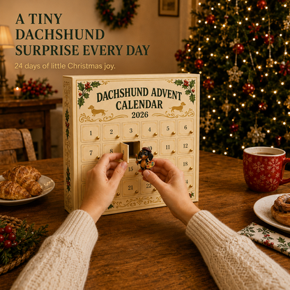 🎁Limited Time Sale 50% OFF🎄🐾 Dachshund Advent Calendar – A Festive Blind Box Surprise
