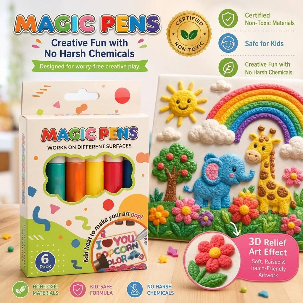 💥LAST DAY BUY 1 GET 1 FREE!!🎁🔮Magic Pen – Draw 3D with one stroke!🎄DIY Bubble Magic Drawing Pens
