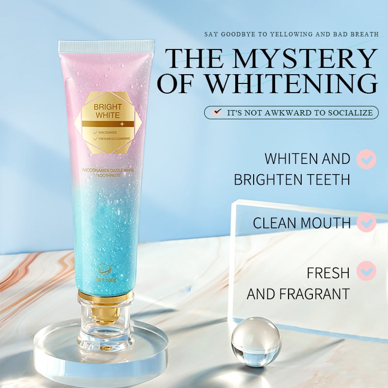 🔥Last Day 49% OFF🔥 - 🦷 Niacinamide Whitening Toothpaste - For Healthier, Whiter Teeth!