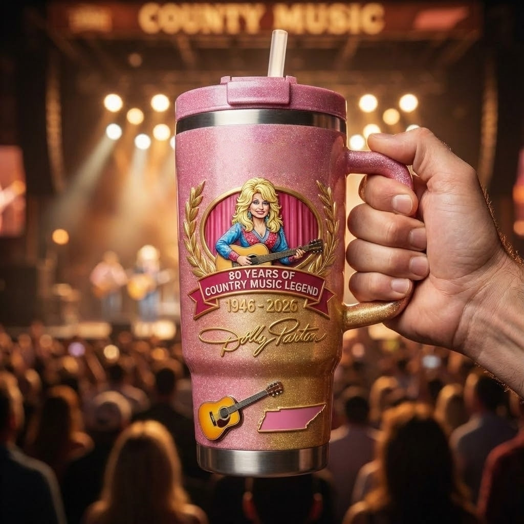 Dolly Parton's 80th Birthday Tumbler (1946-2026)