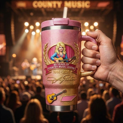 Dolly Parton's 80th Birthday Tumbler (1946-2026)