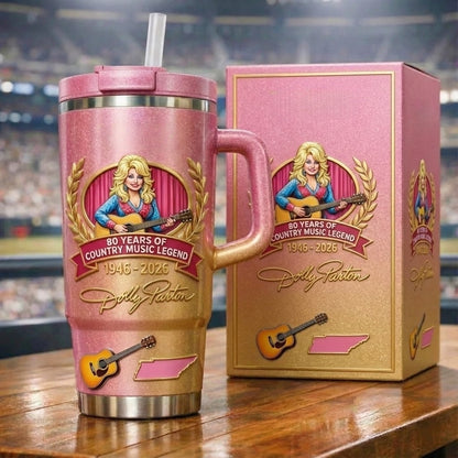 Dolly Parton's 80th Birthday Tumbler (1946-2026)