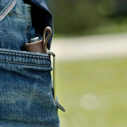 🛠️PICHI X2S Titanium Multitool | Includes Cow Leather Holster with Pocket Clip & 4 No.11 High-Carbon Tactical Steel Blades