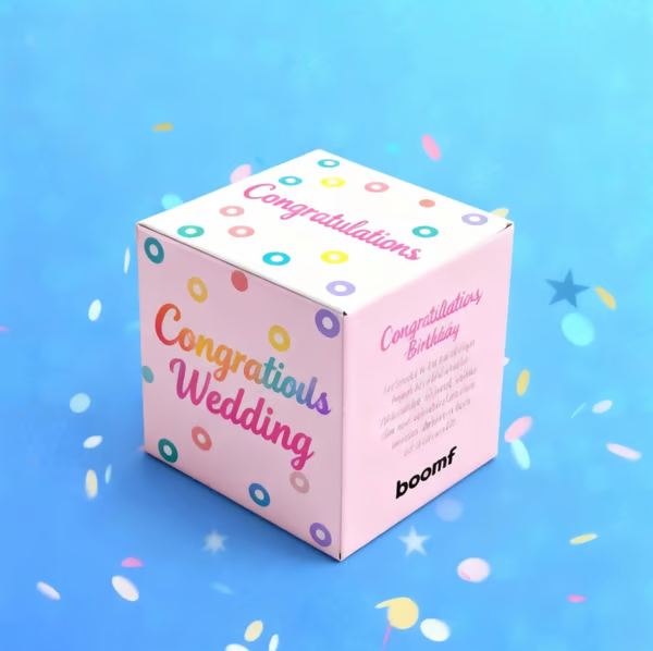 🔥LAST DAY 50% OFF💥Boomf Bomb 3D Exploding Confetti Card - The Ultimate Surprise in a Cube! 🎉