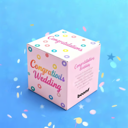 🔥LAST DAY 50% OFF💥Boomf Bomb 3D Exploding Confetti Card - The Ultimate Surprise in a Cube! 🎉