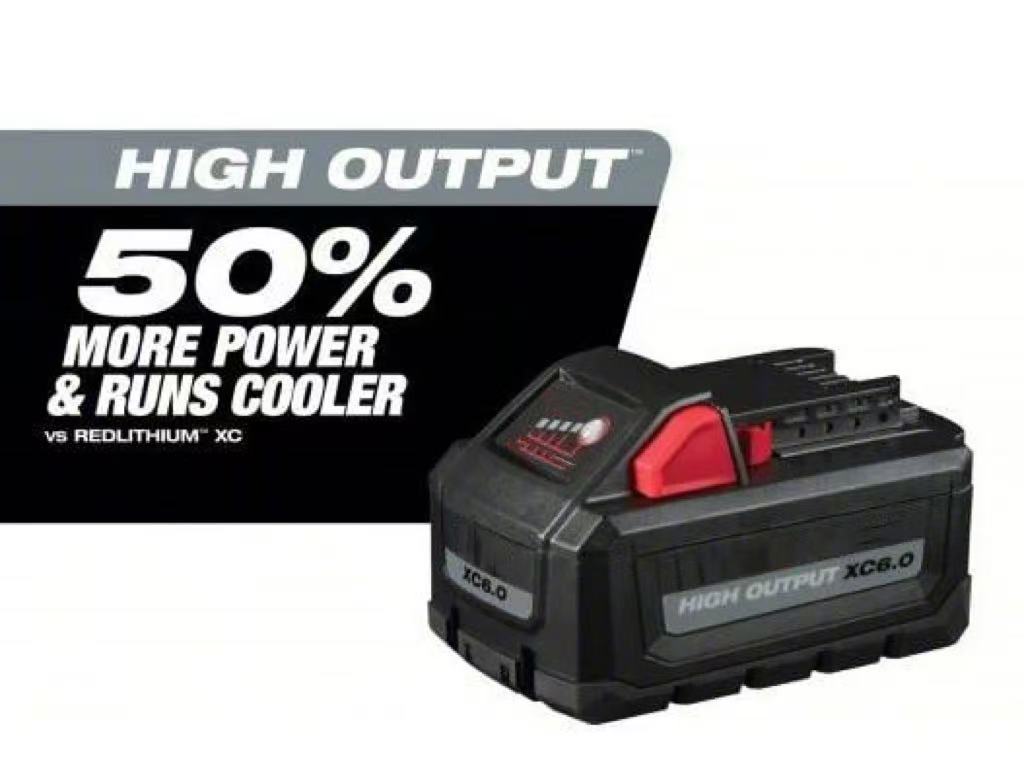 6.0Ah High-Output 18V Lithium Battery — Compatible with Popular 18V Professional Tool Systems