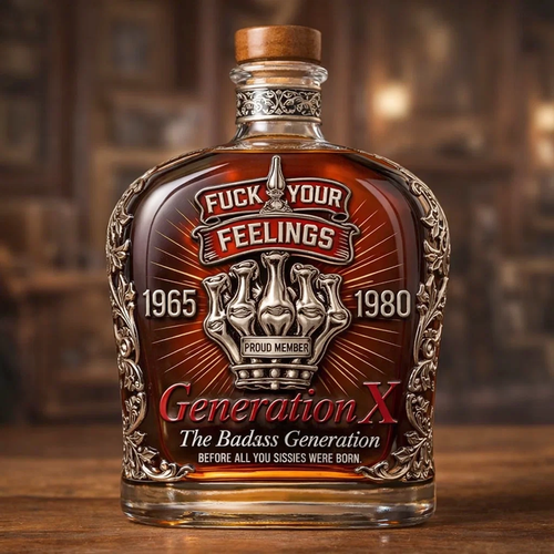 Generation X Whiskey Bottle