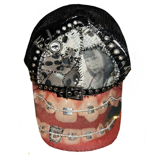 Rebel Stitch Retro-Art Patchwork Cap