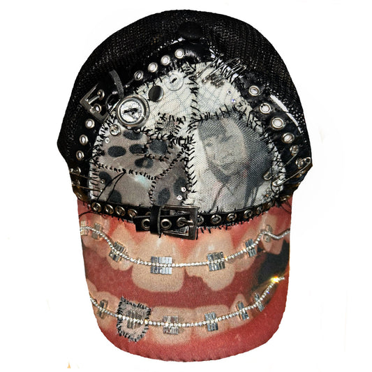 Rebel Stitch Retro-Art Patchwork Cap