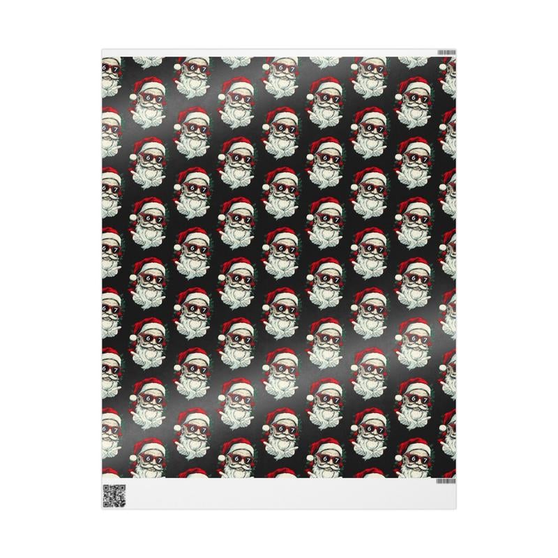 Teen Christmas 67 Meme Gift Wrap, Funny 6-7 Santa Christmas Wrapping Paper - For Fans, Loved Ones, Holidays & Special Occasions