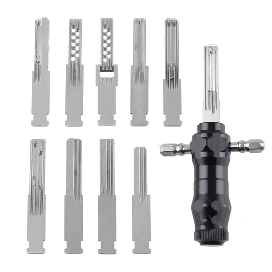🔥LAST DAY 50% OFF - 🔐Tubular Lock Pick Set: 9-in-1 Precision Unlocking Tool for Locksmiths
