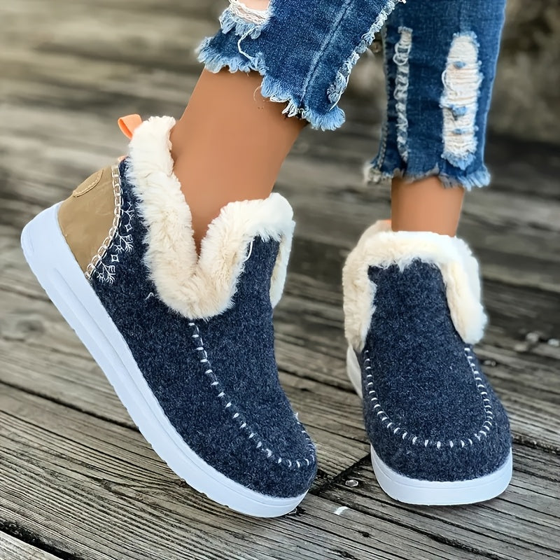 🔥Christmas Day Sale OFF🔥 - Kickly Orthopedic Fleece Slip-On Boots