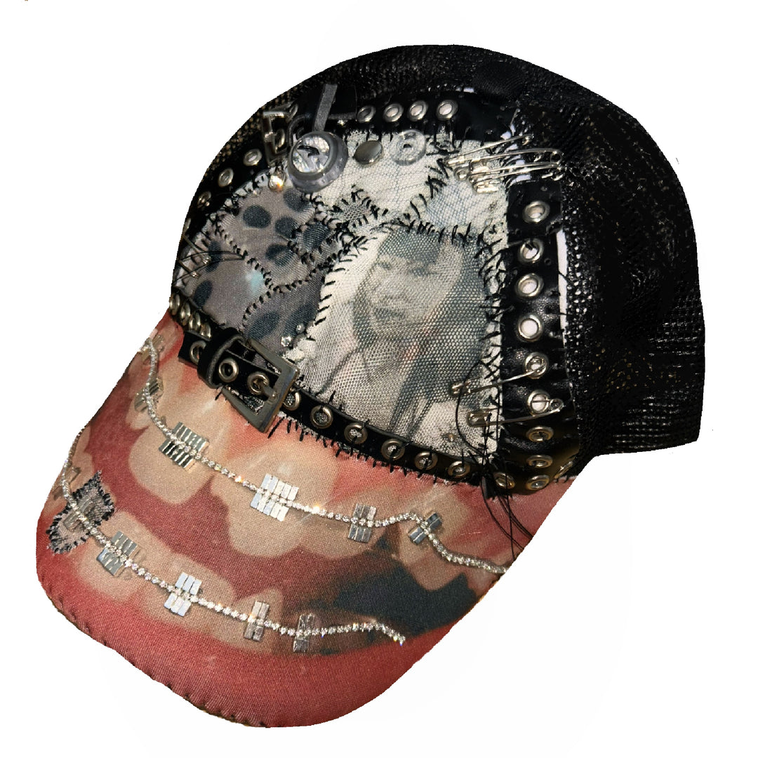 Rebel Stitch Retro-Art Patchwork Cap