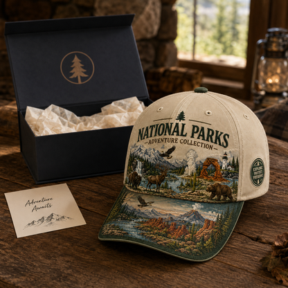 🇺🇸 Last Day Promo: 49% OFF 🏞️ -  National Park Adventure  Cap