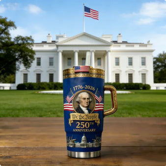 U.S. 250th Anniversary Commemorative Steel Tumbler（1776-2026）