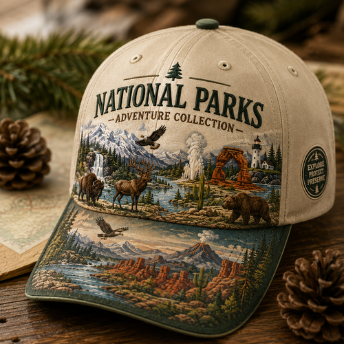 🇺🇸 Last Day Promo: 49% OFF 🏞️ -  National Park Adventure  Cap