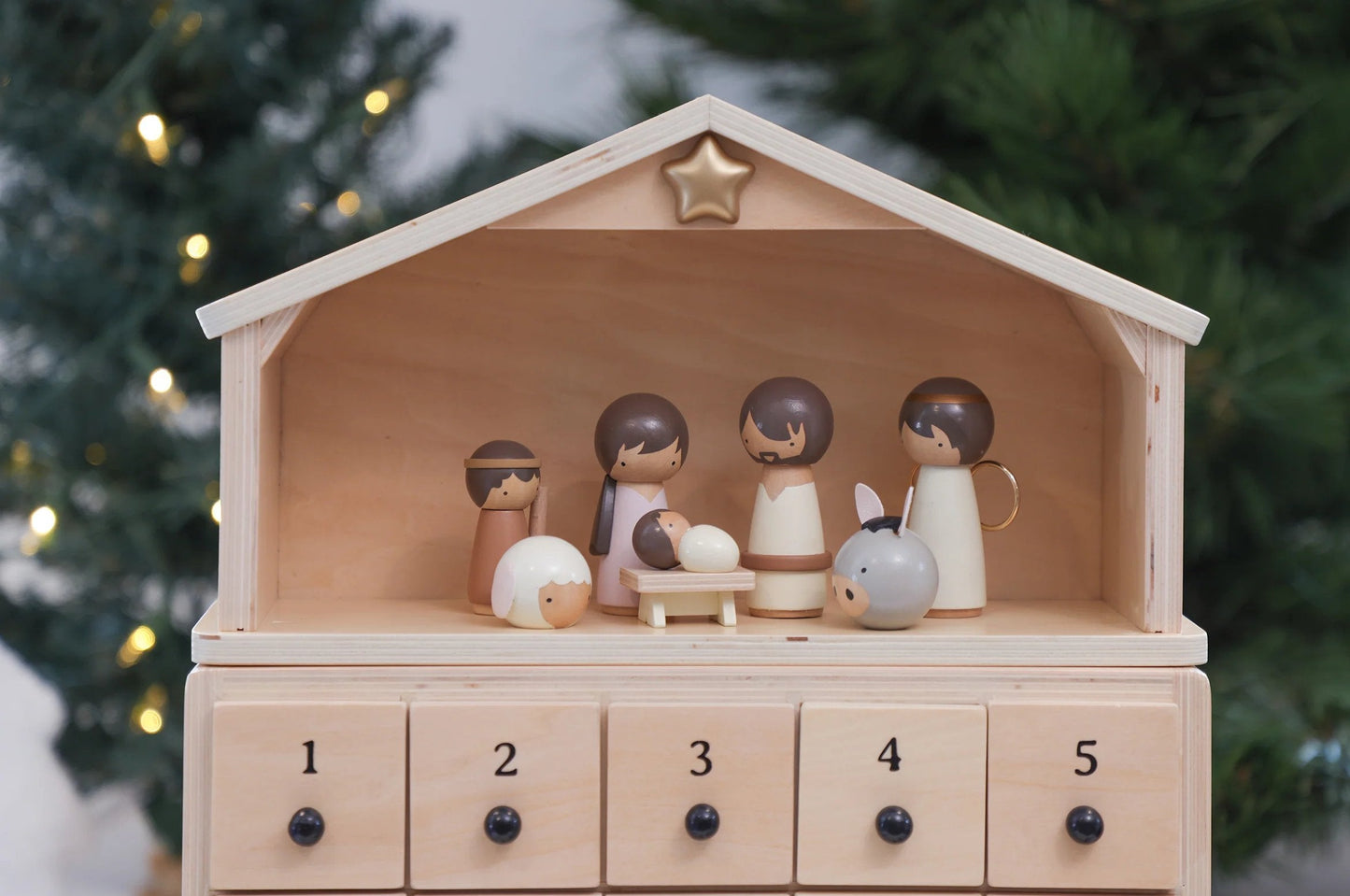 🙏Jesus's Fans Get 50% OFF- ✝️ The Rescuer – Nativity Advent Set（Free Shipping）