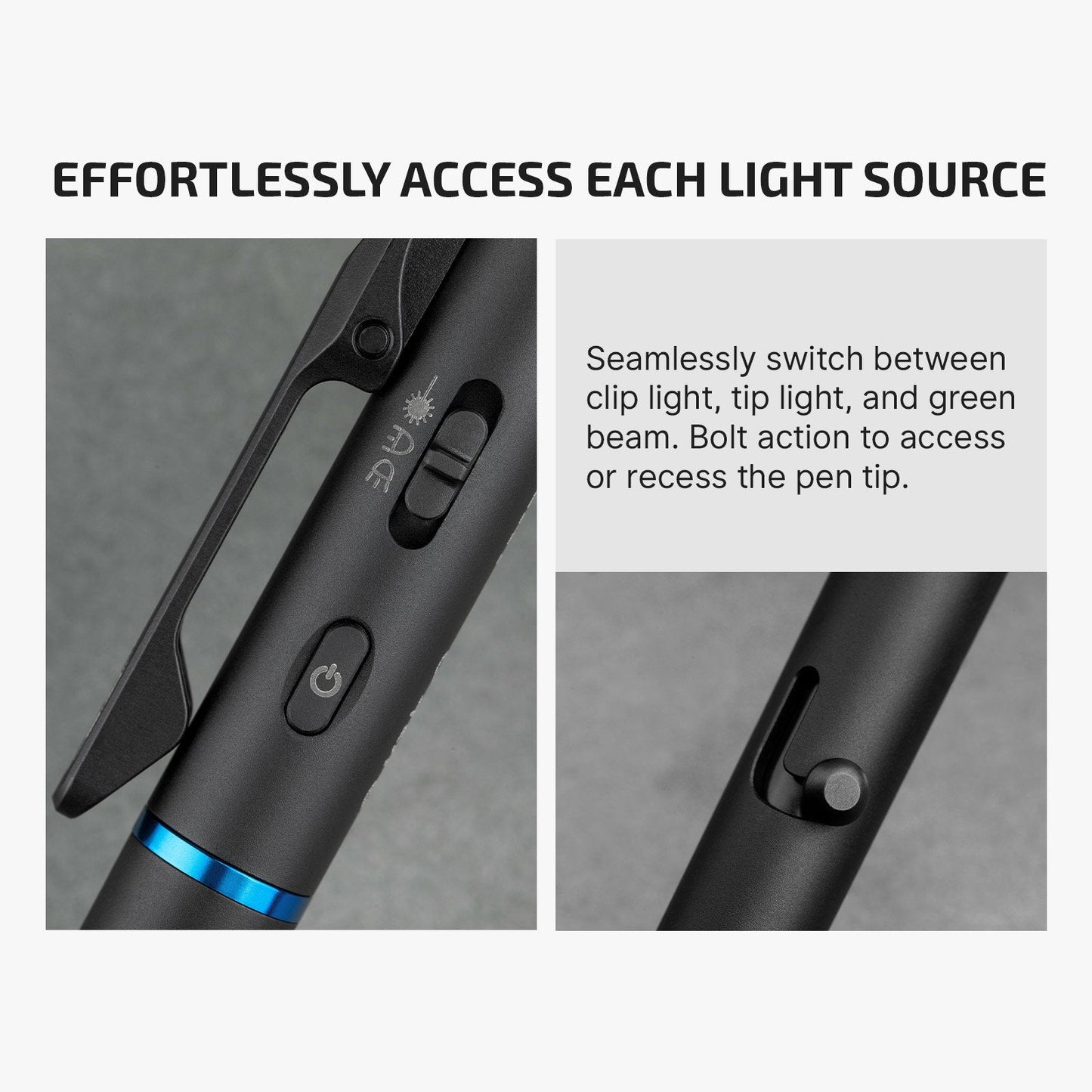 ✍️Multifunctional Pen Light with 120 Lumens & Green Laser