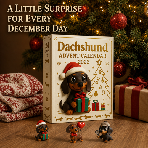 🎁Limited Time Sale 50% OFF🎄🐾 Dachshund Advent Calendar – A Festive Blind Box Surprise