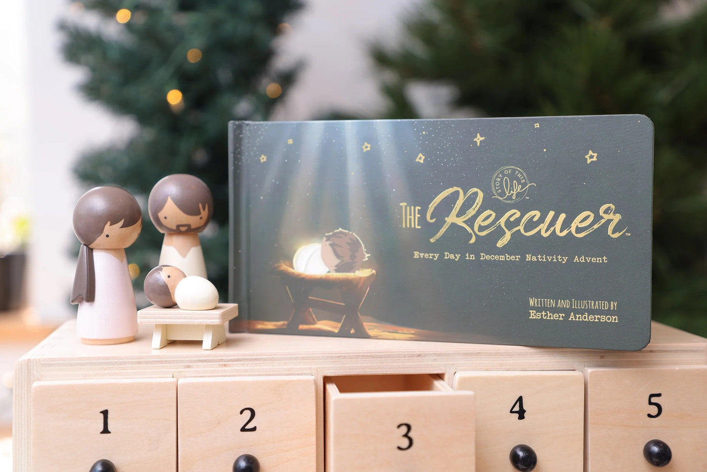 🙏Jesus's Fans Get 50% OFF- ✝️ The Rescuer – Nativity Advent Set（Free Shipping）