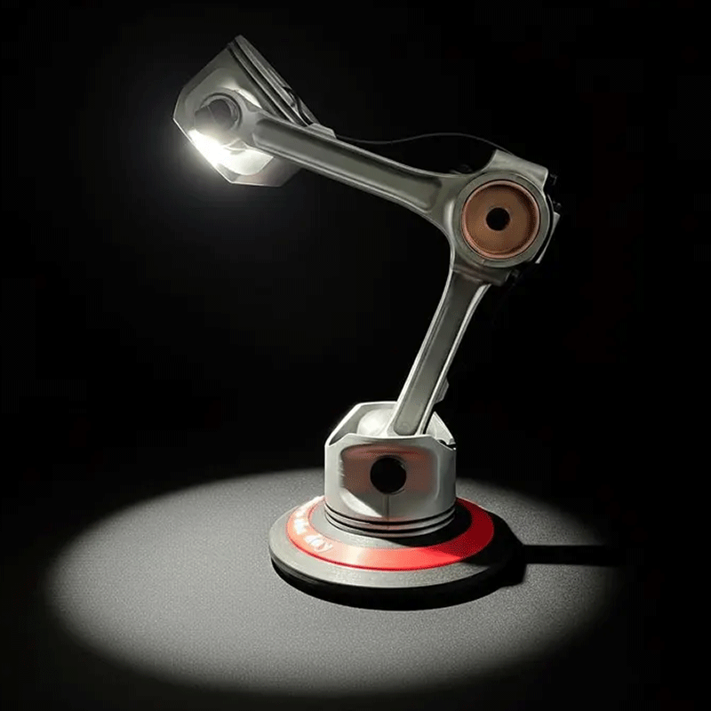 Engine Piston Table Lamp
