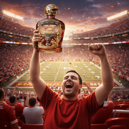 Chiefs ARROWHEAD STADIUM Farewell Commemorative Whisky Bottle