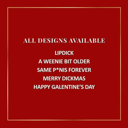 🔥 “Merry Dickmas” Funny Lipstick Holiday Collection – 12 Shades of Sassy, Long-Lasting, Paraben-Free Fun! 🎁