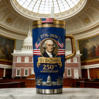 U.S. 250th Anniversary Commemorative Steel Tumbler（1776-2026）