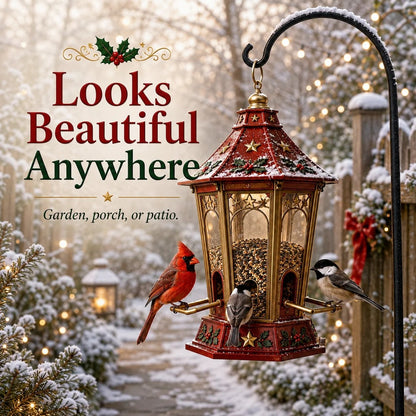🎄 Christmas Bird Feeder CollectionTM – Festive Hanging Garden Feeders for Wild Birds