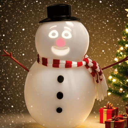 🎅Christmas Sale 49% Off ⛄️FrostByte (Mr. Chill) Talking Animated Blink Snowman with Built in Projector & Speaker Plug'n Play🎄 （FREE SHIPPING)）