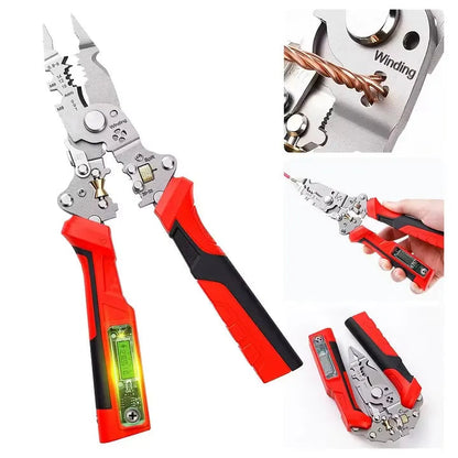 ⚡🛠️16-in-1 Multifunctional Electrical Pliers with Voltage Tester, Heavy Duty Wire Stripper for Electricians & DIY Projects