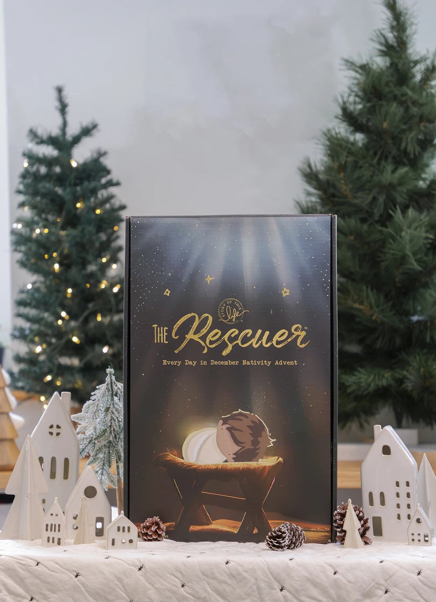 🙏Jesus's Fans Get 50% OFF- ✝️ The Rescuer – Nativity Advent Set（Free Shipping）