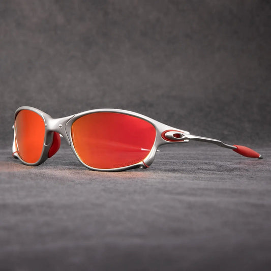 Liquid Metal Y2K Polarized Sunglasses