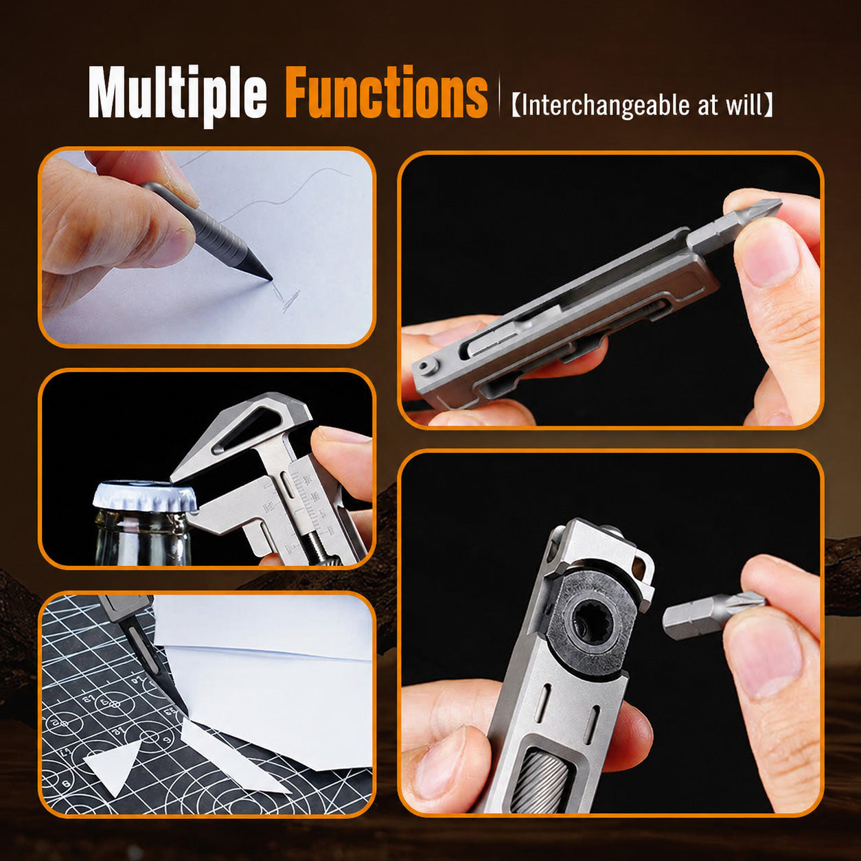 GR5 Titanium EDC Multi-Tool