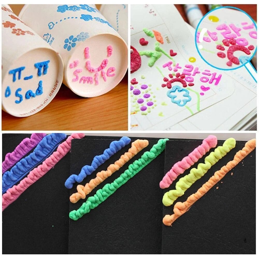 💥LAST DAY BUY 1 GET 1 FREE!!🎁🔮Magic Pen – Draw 3D with one stroke!🎄DIY Bubble Magic Drawing Pens