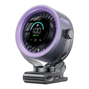 4000mAh Rechargeable Portable Clip on Fan-100-Speed Touch Control, LED Display, 360° Rotate Quiet Turbo Desk Fan, Small Battery Operated USB Fan for Stroller Bed Travel Camping Golf Gym