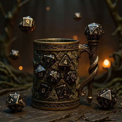 D20 Dragon Mage Mug