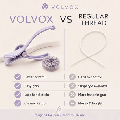 🔥LAST DAY 49% OFF - VOLVOX Precise Brow Threading Tool