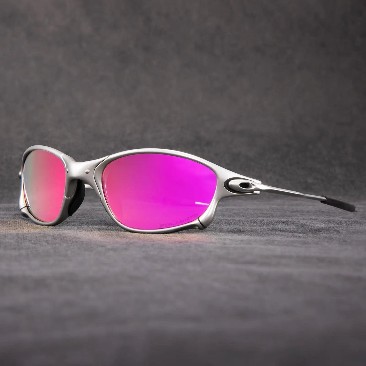 Liquid Metal Y2K Polarized Sunglasses