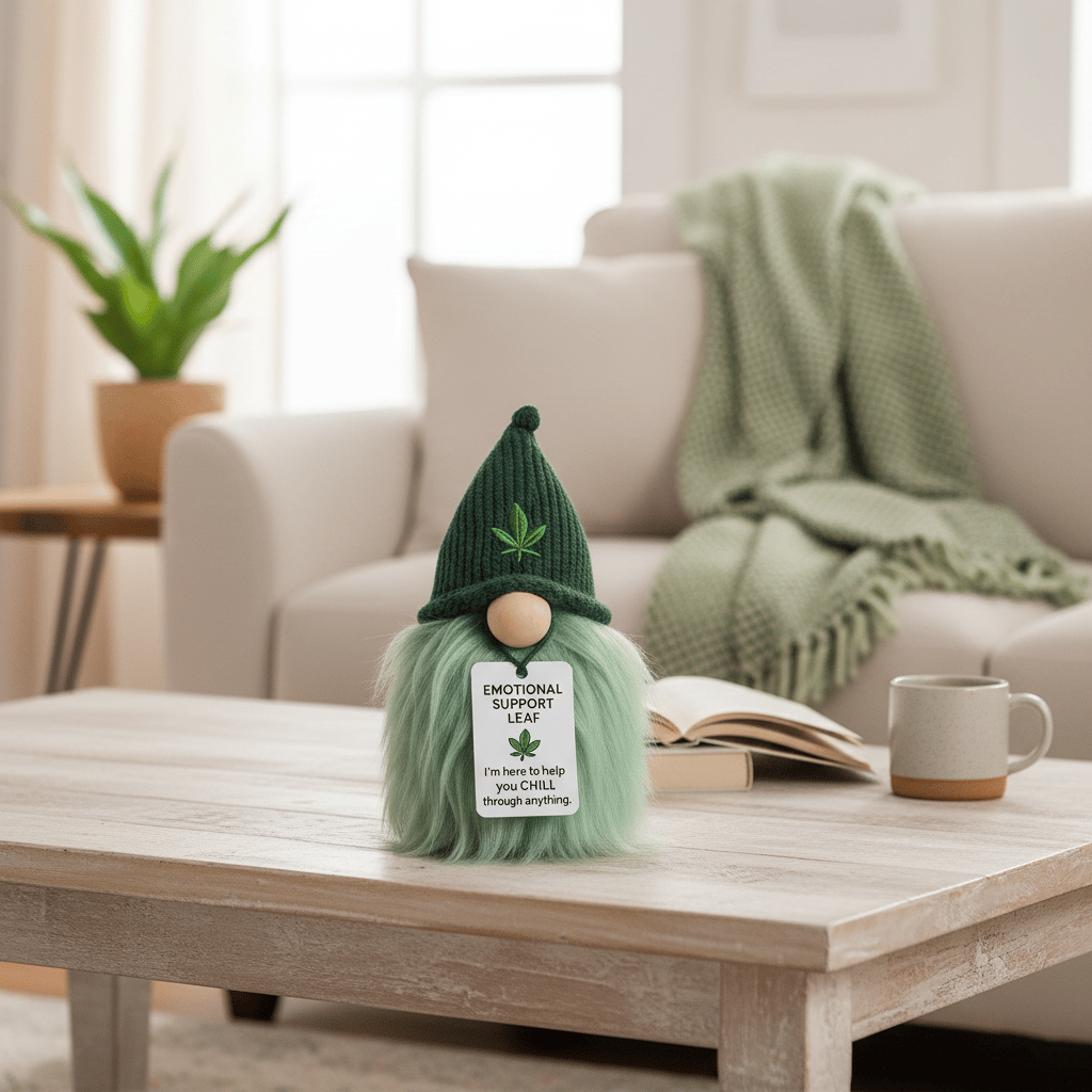 🔥Last Day 49% OFF - 🌿💚 Emotional Support Weed Gnome – Your Little Cannabis Companion