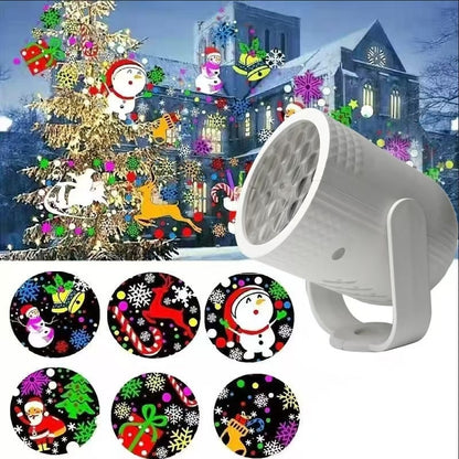 🎅LED Christmas Projection Lamp-16 Patterns of Pure Holiday Magic!🎄✨