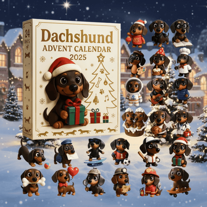 🎄🐾 2025 Dachshund Advent Calendar 🐶✨