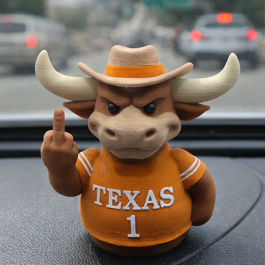 Texas Bull Middle Finger Duck