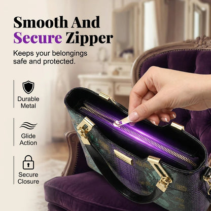 🏆Exclusive discounts for the Queen 49% OFF🔥Elegant Snakeskin PU Leather Tote Bag