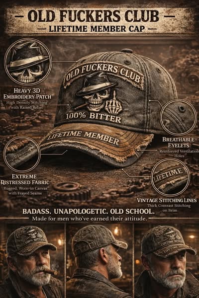 🎉New Year Flash Sale 60% OFF✨Retro Old Man Club Casual Hat