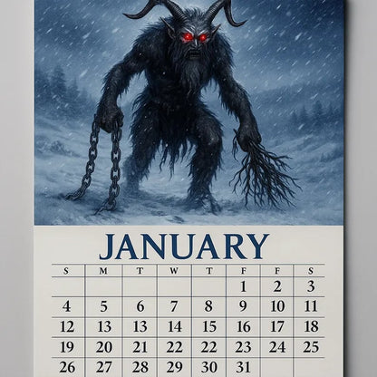 🎄👹 2026 Krampus Wall Calendar