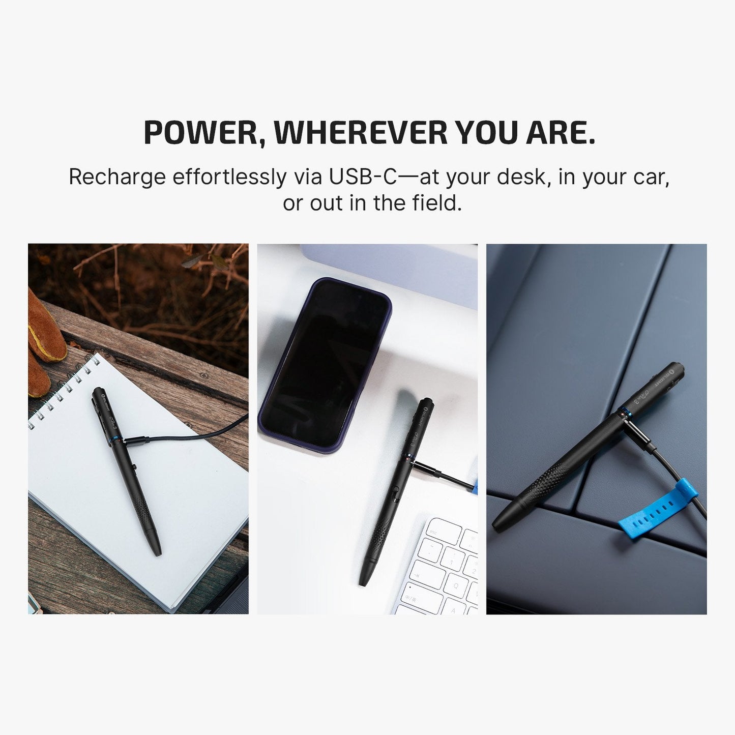 ✍️Multifunctional Pen Light with 120 Lumens & Green Laser